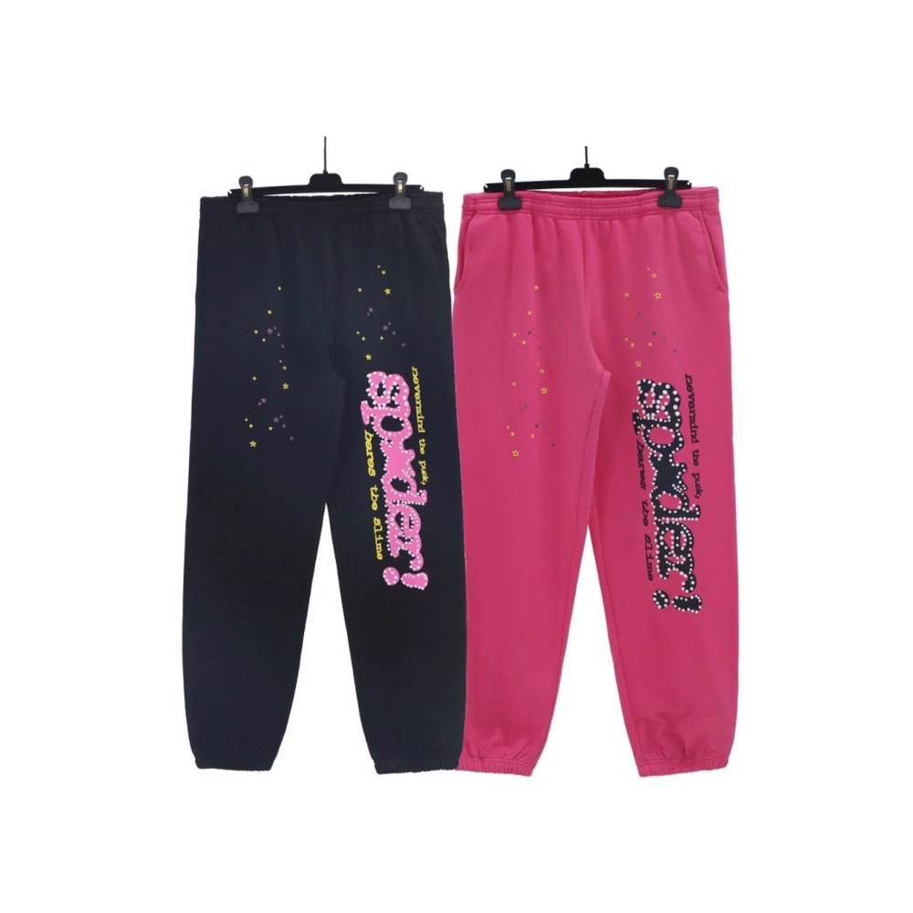 Stylish Black and Pink Joggers